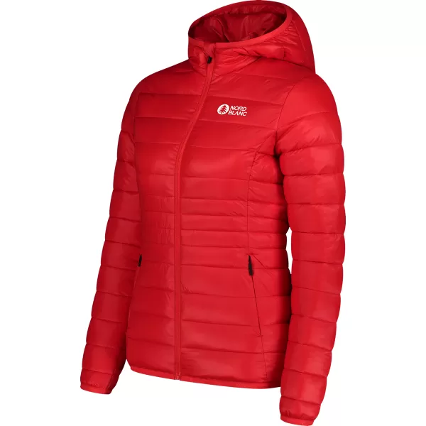  Prošivena ženska jakna NORDBLANC SPARKLE NBWJL7947 CRVENA 