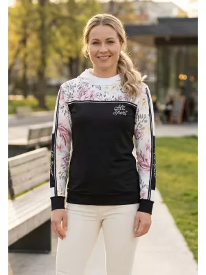 Ženska premium majica ALTISPORT VOJ/ALW008MI01 CRNO