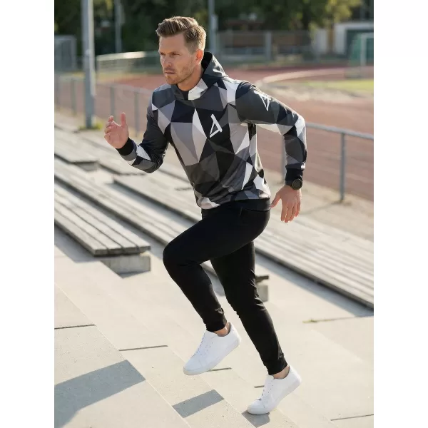  Muška vrhunska majica ALTISPORT VOJ/ALM007MI01 SIVA 