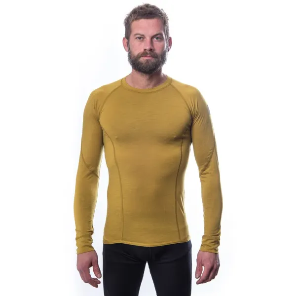  Muška termo majica SENSOR MERINO AIR MUSTARD 