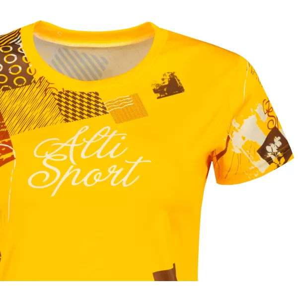  Ženska premium funkcionalna majica ALTISPORT VOJ/ALW009TR01 ŽUTA BOJA 