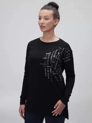 Ženska majica kratkih rukava LOAP ABVERA CLW23153 CRNA