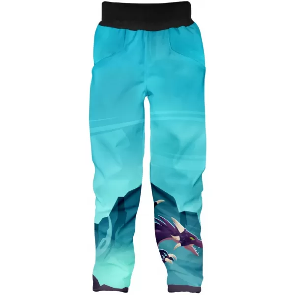  Bebe softshell hlače WAMU DRAGON FANTASY PLAVI 