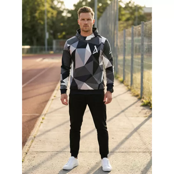 Muška vrhunska majica ALTISPORT VOJ/ALM007MI01 SIVA 