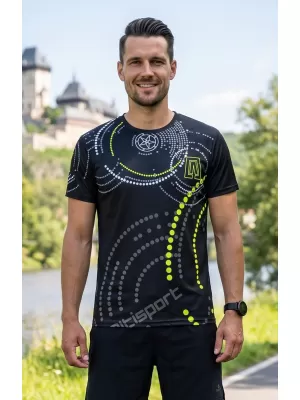 Premium muška majica ALTISPORT VOJ/ALM003TR01 CRNO I ŽUTO