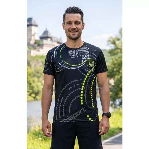  Premium muška majica ALTISPORT VOJ/ALM003TR01 CRNO I ŽUTO 