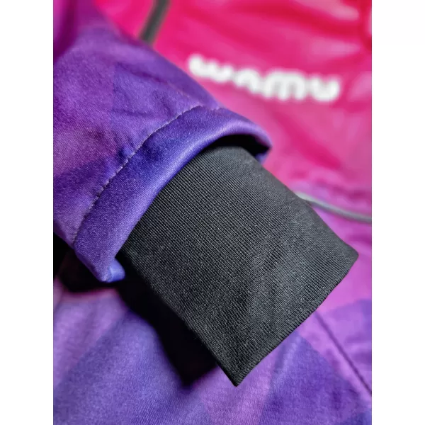  Dječja softshell jakna WAMU MOZAIKA LJUBIČASTA 