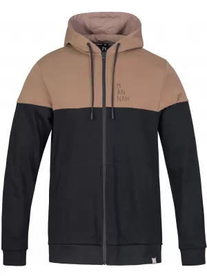 Muški sweatshirt HANNAH FEZCO HOODY ANTRACIT/COCA MOCHA