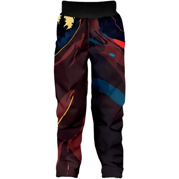  Bebe softshell hlače WAMU MOUNTAIN BIKE TMAVÁ OBOJENI 