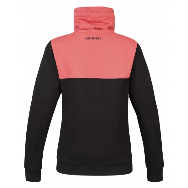  Ženski sweatshirt HANNAH SIBELE ANTRACIT/UVELA RUŽA 