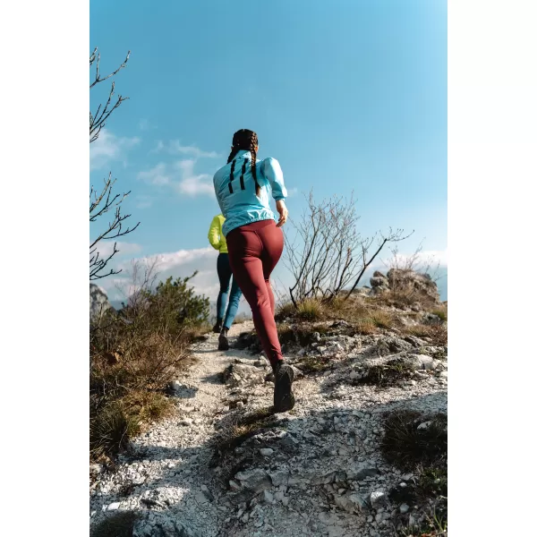  Ženske sportske tajice NORDBLANC COMPLAINT NBWPL7779 TAMNOCRVENA 