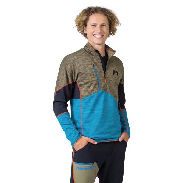  Muški sweatshirt HANNAH NIRO HZ SVIBANJ/FAJANS MEL 