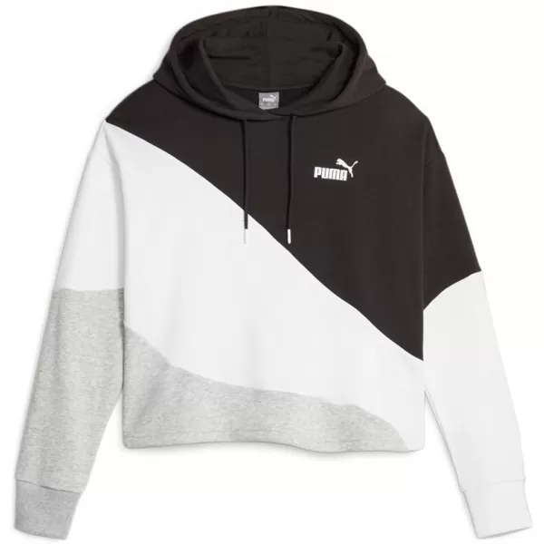  Ženski sweatshirt PUMA POWER CAT HOODIE TR 673977-51 CRNA 