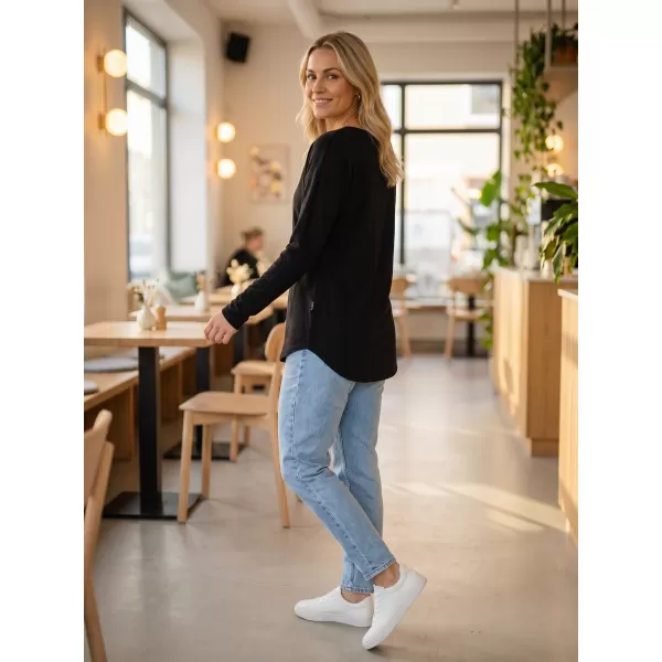  Ženska majica s dugim rukavima SAM 73 SHERRI WT 897 CRNA 