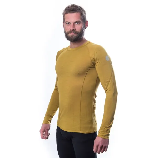  Muška termo majica SENSOR MERINO AIR MUSTARD 
