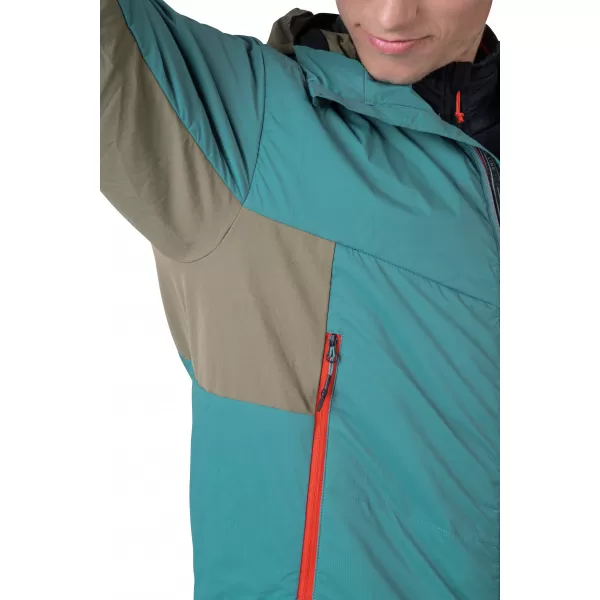  Muška jakna HANNAH KECHU HOODY ULJE PLAVO/PALJENA MASLINA 