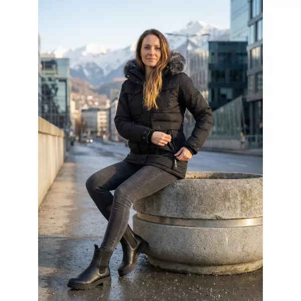  Ženska jakna ALPINE PRO EGYPA LJCB592 CRNI 
