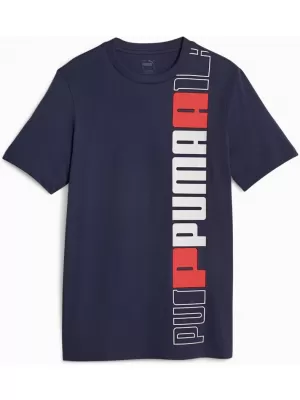 Muška majica kratkih rukava PUMA ESS+ LOGO LAB TEE 675916-06 PLAVA