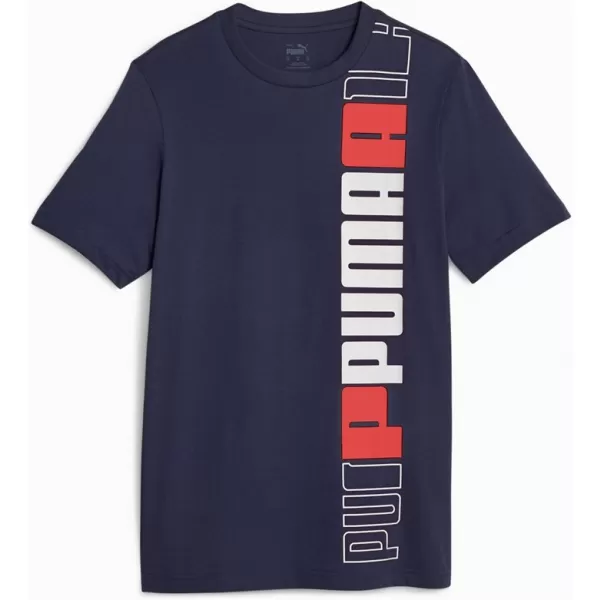  Muška majica kratkih rukava PUMA ESS+ LOGO LAB TEE 675916-06 PLAVA 