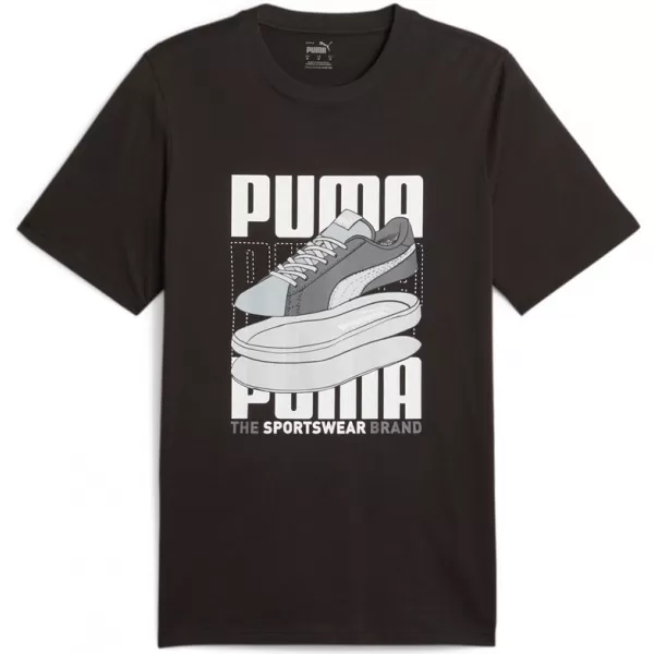  Muška majica kratkih rukava PUMA GRAPHICS SNEAKER TEE 677186-01 CRNA 