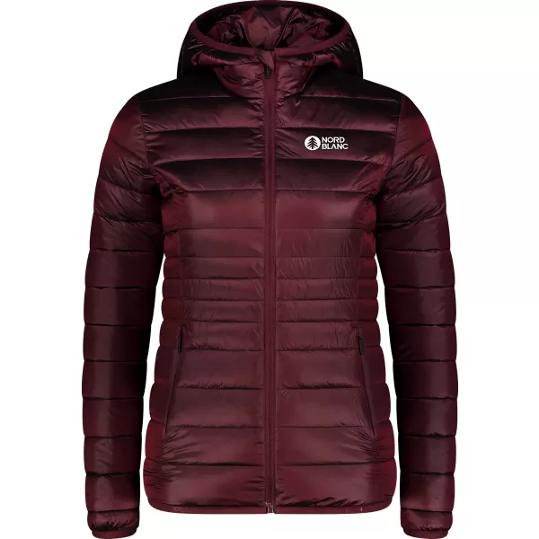  Prošivena ženska jakna NORDBLANC SPARKLE NBWJL7947 TAMNOCRVENA 