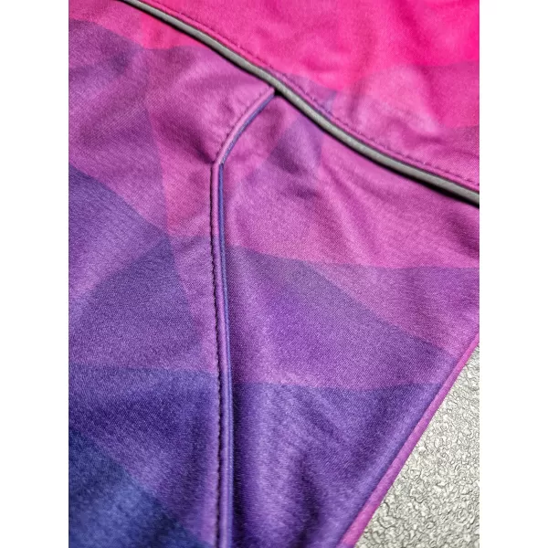  Dječja softshell jakna WAMU MOZAIKA LJUBIČASTA 