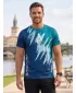 Muška premium funkcionalna majica ALTISPORT VOJ/ALM006TR01 KEROZIN/PLAVA