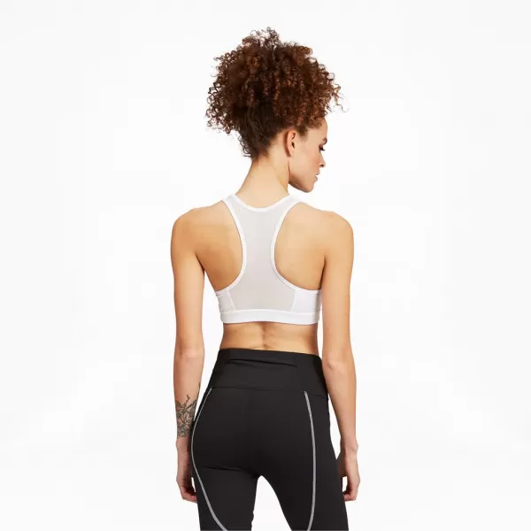  Ženski grudnjak PUMA MID IMPACT 4KEEPS GRAPHIC BRA PM 520306-52 BIJELA 