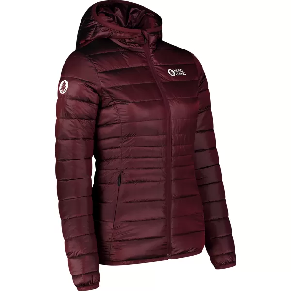  Prošivena ženska jakna NORDBLANC SPARKLE NBWJL7947 TAMNOCRVENA 