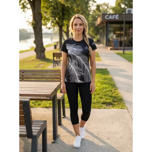  Ženska premium funkcionalna majica ALTISPORT VOJ/ALW001TR01 CRNO SIVA 