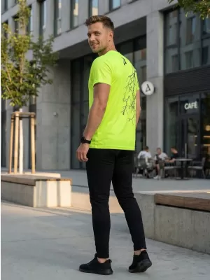 Premium muška majica ALTISPORT VOJ/ALM004TR01 NEON ŽUTA