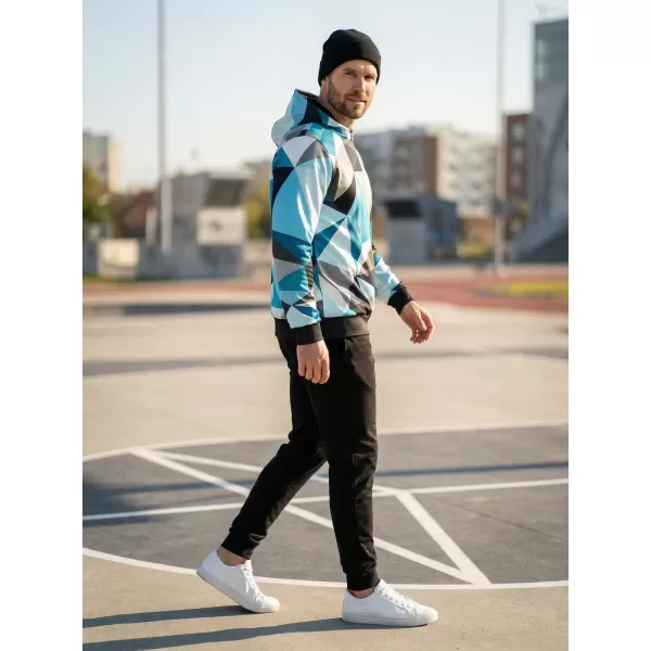  Muška vrhunska majica ALTISPORT VOJ/ALM007MI01 PLAVO/SIVO 