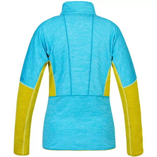  Ženski sweatshirt HANNAH MEDA ČISTA VODA/CITRONELLE MEL 
