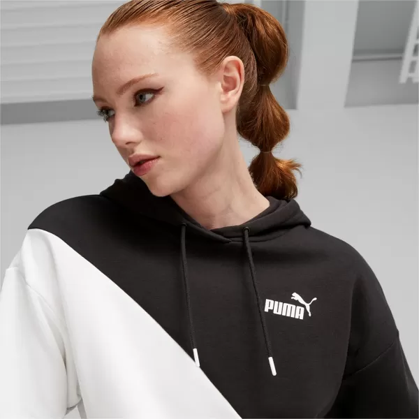  Ženski sweatshirt PUMA POWER CAT HOODIE TR 673977-51 CRNA 