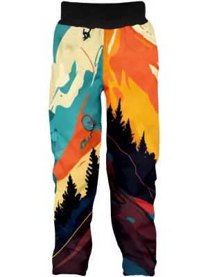 Bebe softshell hlače WAMU MOUNTAIN BIKE SVĚTLÁ OBOJENI
