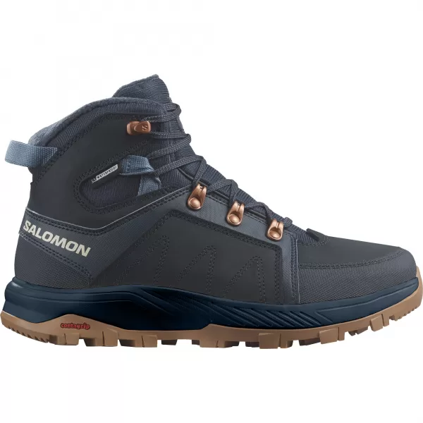  Ženske zimske čizme SALOMON OUTCHILL TS CSWP W L47377300 UGLJIK/UGLJIK/BERINGOVO MORE 
