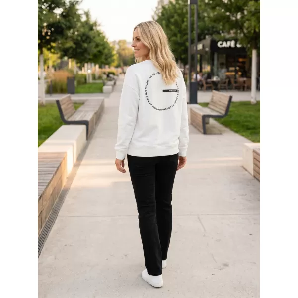  Ženski sweatshirt SAM 73 AMBER WM 778 PRLJAVO BIJELO 