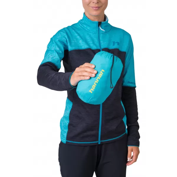  Ženska jakna HANNAH NAVA HOODY SCUBA PLAVA/EMAJL PLAVA 