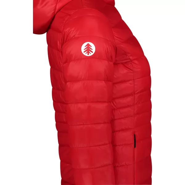 Prošivena ženska jakna NORDBLANC SPARKLE NBWJL7947 CRVENA 