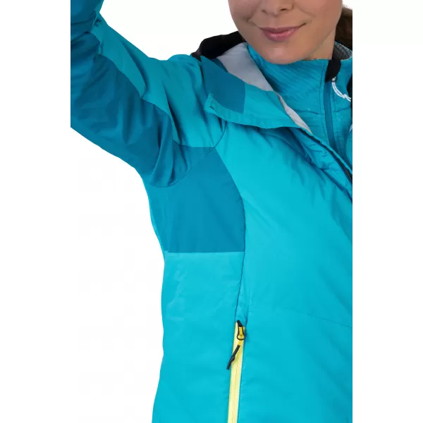  Ženska jakna HANNAH NAVA HOODY SCUBA PLAVA/EMAJL PLAVA 
