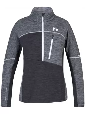 Ženski sweatshirt HANNAH MEDA HZ SVIJETLO SIVA MEL (BIJELA)