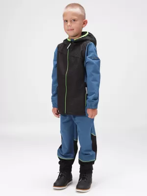 Dječja softshell jakna LOAP URANIX OLK2307 PLAVA