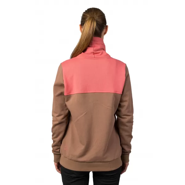  Ženski sweatshirt HANNAH SIBELE COCA MOCHA/UVELA RUŽA 