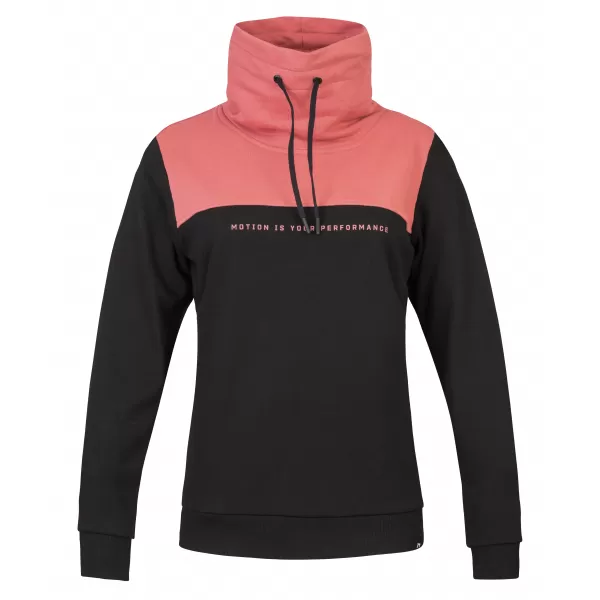  Ženski sweatshirt HANNAH SIBELE ANTRACIT/UVELA RUŽA 