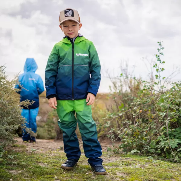  Bebe softshell hlače WAMU MOZAIKA ZELENA 