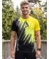 Muška premium funkcionalna majica ALTISPORT VOJ/ALM006TR01 CRNO I ŽUTO