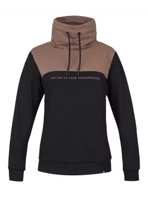 Ženski sweatshirt HANNAH SIBELE ANTRACIT/COCA MOCHA