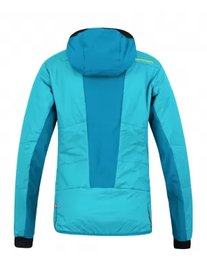 Ženska jakna HANNAH NAVA HOODY SCUBA PLAVA/EMAJL PLAVA