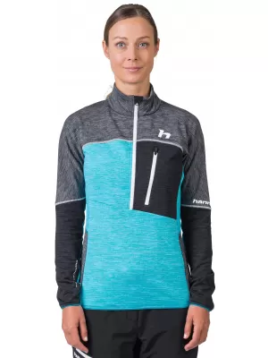 Ženski sweatshirt HANNAH MEDA HZ SVIJETLOSIVA/ANTRACIT MEL