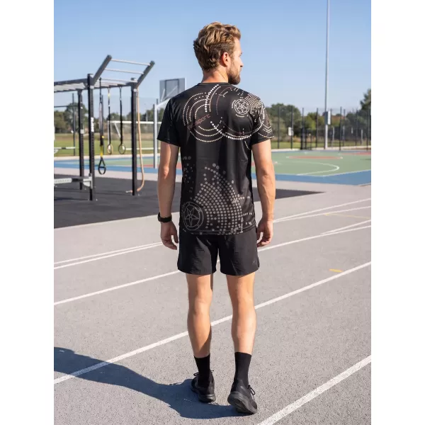  Premium muška majica ALTISPORT VOJ/ALM003TR01 CRNA SMEĐA 